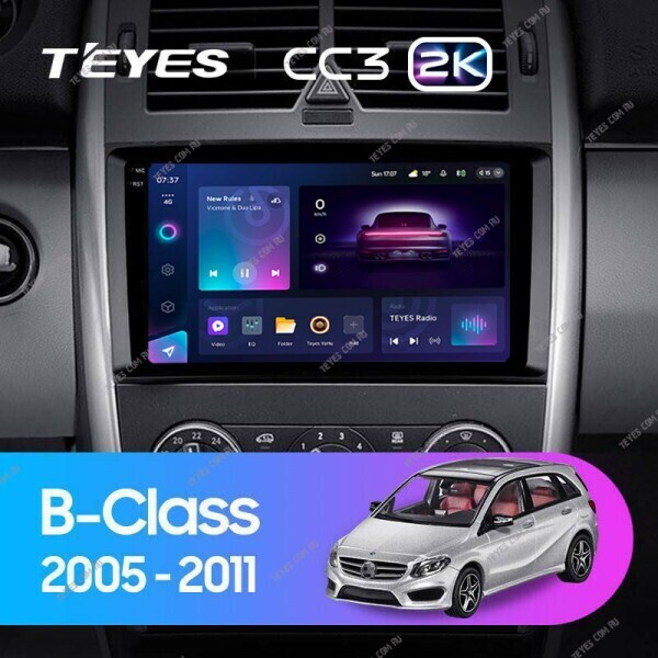 Штатная магнитола Teyes CC3 2K 4/32 Mercedes Benz B-Class T245 (2005-2011)