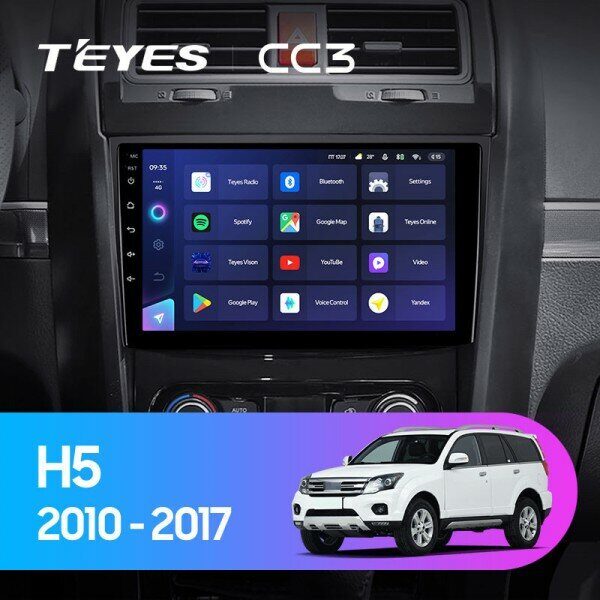 Штатная магнитола Teyes CC3L 4/32 Great Wall Hover H5 (2010-2017)