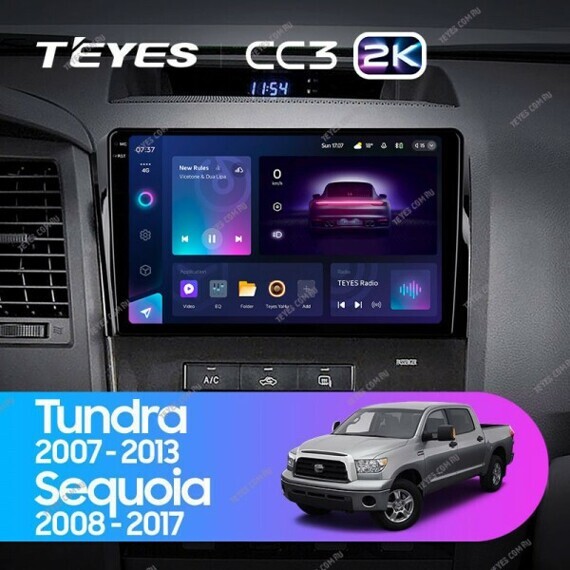 Штатная магнитола Teyes CC3 2K 4/64 Toyota Sequoia XK60 (2008-2017)