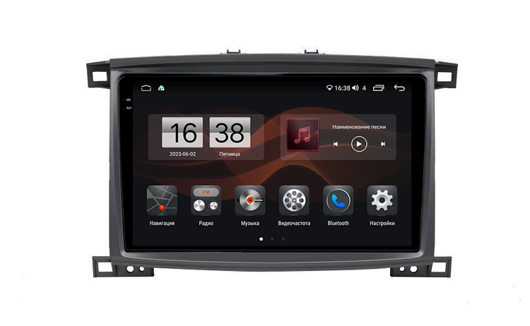 Штатная магнитола KM PRO 2K для Toyota Land Cruiser 100 (2002-2007) 8/128 на Android