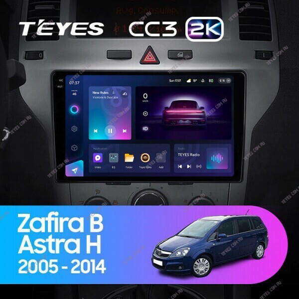 Штатная магнитола Teyes CC3 2K 4/32 Opel Zafira B (2005-2014)