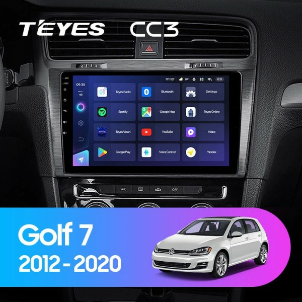 Штатная магнитола Teyes CC3L 4/32 Volkswagen Golf 7 MK7 (2014-2018)