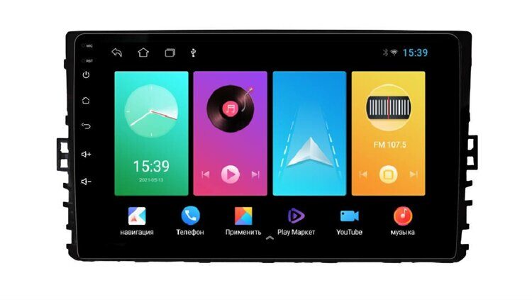 Штатная магнитола FarCar для Volkswagen 2/16 на Android (D1081M)