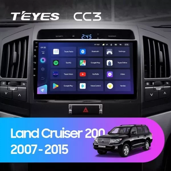Штатная магнитола Teyes CC3L 4/32 Toyota Land Cruiser 11 200 (2007-2015) Штатная магнитола Teyes CC3L 4/32 Toyota Land Cruiser 11 200 (2007-2015)