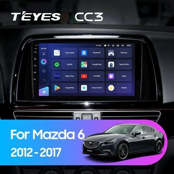Штатная магнитола Teyes CC3L 4/32 Mazda 6 GL GJ (2012-2017)