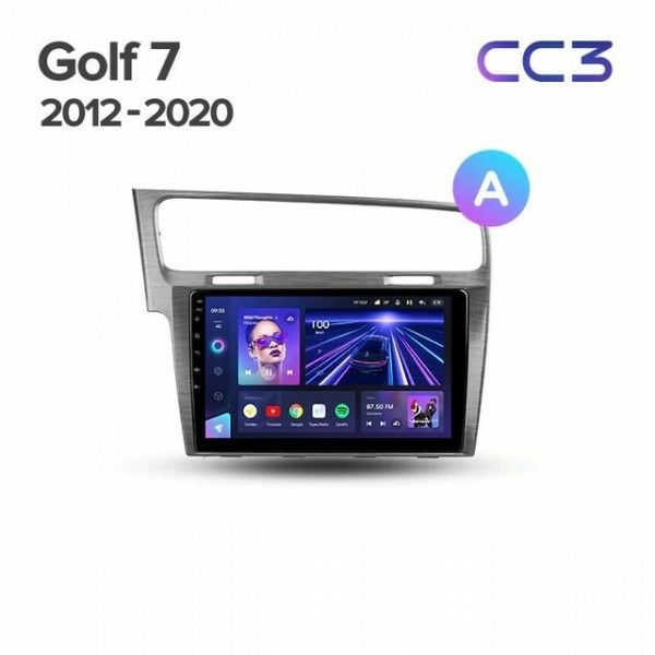 Штатная магнитола Teyes CC3L 4/32 Volkswagen Golf 7 MK7 (2014-2018)