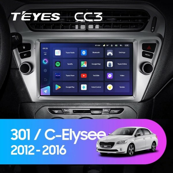 Штатная магнитола Teyes CC3L 4/32 Citroen C-Elysee (2012-2016) Тип B Штатная магнитола Teyes CC3L 4/32 Citroen C-Elysee (2012-2016) Тип B