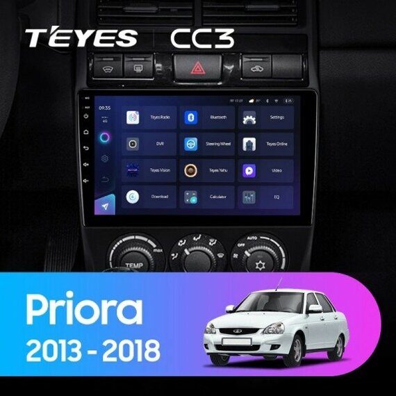 Штатная магнитола Teyes CC3L 4/32 LADA Priora (2013-2018)