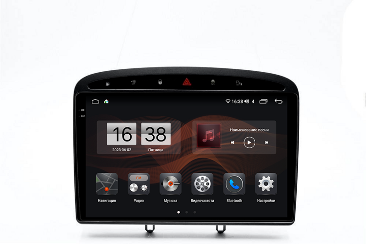 Штатная магнитола KM PRO 2K для Peugeot 308 (2008-2014), 408 (2012+) 8/128 на Android