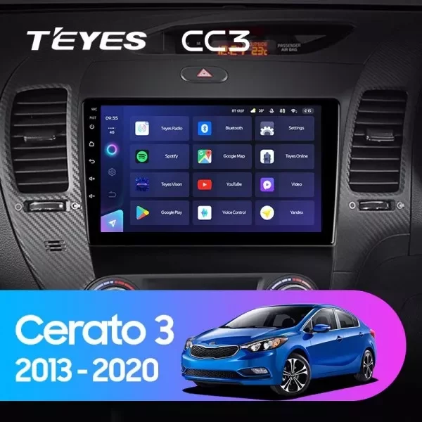 Штатная магнитола Teyes CC3L 4/32 Kia Cerato 3 YD (2013-2017)