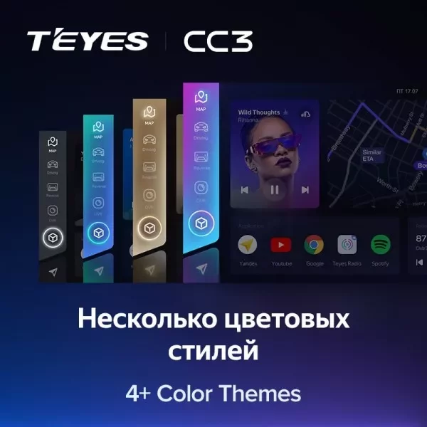Штатная магнитола Teyes CC3L 4/32 Jeep Cherokee 5 KL (2014-2018)