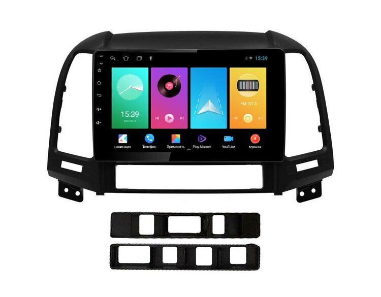 Штатная магнитола FarCar для Hyundai Santa Fe (2006-2012) 2/16 на Android (D008M)
