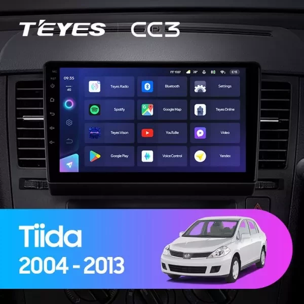 Штатная магнитола Teyes CC3L 4/32 Nissan Tiida C11 (2004-2013)